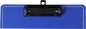 Preview: Klemmbrett Aufsteller / Präsentationsklemmbrett / Standklemmbrett, A4, genäht, aus PP, mit Klemmmechanik, mit Aufstellfunkion, Farbe: blau – 1 Stück