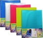 Preview: EXXO by HFP Flexibles Sichtbuch / Sichthüllenmappe / Soft-Schtbuch, A4, aus PP, mit 10 fest eingeschweißten und oben offenen Klarsichthüllen, mit Hülle auf dem Front- und Rückendeckel, Farbe: transparent farbig sortiert – 30 Stück