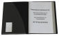 Preview: EXXO by HFP Präsentationsbuch / Sichthüllenmappe / Sichtbuch, A4, aus PP, mit 30 fest eingeschweißten und oben offenen Klarsichthüllen, mit klarer Außentasche und Innentasche auf dem Vorderdeckel, Farbe: schwarz – 1 Stück