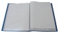 Preview: EXXO by HFP Flexibles Sichtbuch / Sichthüllenmappe / Soft-Schtbuch, A4, aus PP, mit 10 fest eingeschweißten und oben offenen Klarsichthüllen, mit Hülle auf dem Front- und Rückendeckel, Farbe: transparent blau – 1 Stück