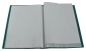 Preview: EXXO by HFP Flexibles Sichtbuch / Sichthüllenmappe / Soft-Schtbuch, A4, aus PP, mit 20 fest eingeschweißten und oben offenen Klarsichthüllen, mit Hülle auf dem Front- und Rückendeckel, Farbe: transparent türkis– 1 Stück