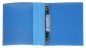 Preview: EXXO by HFP Ringbuch / Ringmappe / Ringordner, A4, aus PP, mit Stegtasche und Innentasche, mit 4er D-Ring-Mechanik, Farbe: transparent blau – 1 Stück