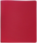 Preview: EXXO by HFP Ringbuch / Ringmappe / Ringordner, A4, aus PP, mit 2er Rundringmechanik und selbstklebenden Rückenschild, Farbe: transparent rot– 1 Stück