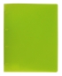 Preview: EXXO by HFP Ringbuch / Ringmappe / Ringordner, A4, aus PP, mit 4er Rundringmechanik und selbstklebenden Rückenschild, Farbe: transparent limone – 1 Stück