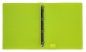 Preview: EXXO by HFP Ringbuch / Ringmappe / Ringordner, A4, aus PP, mit 4er Rundringmechanik und selbstklebenden Rückenschild, Farbe: transparent limone – 1 Stück