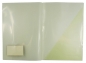 Preview: EXXO by HFP Angebotsmappen / Einlegemappen / Sichttaschen A4, aus PP, mit Abheftvorrichtung, Visitenkartenhalter und Innentasche, Farbe: transparent gelb- 10 Stück