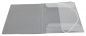 Preview: EXXO by HFP Eckspanner / Gummizugmappe / Sammelmappe, A4, aus PP, mit 30mm Füllhöhe, mit Gummizug und 3 Einschlagklappen im Rückendeckel, Farbe: transparent – 1 Stück