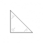 Preview: Dreiecktasche 140 x 140 selbstklebend - 100 Dreiecktaschen