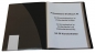 Preview: EXXO by HFP Präsentationsbuch / Sichthüllenmappe / Sichtbuch, A4, aus PP, mit 20 fest eingeschweißten und oben offenen Klarsichthüllen, mit klarer Außentasche und Innentasche auf dem Vorderdeckel, Farbe: schwarz – 1 Stück