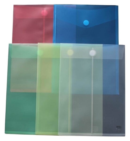 Dokumententaschen-Sichttaschen-Klettverschluss-farbig